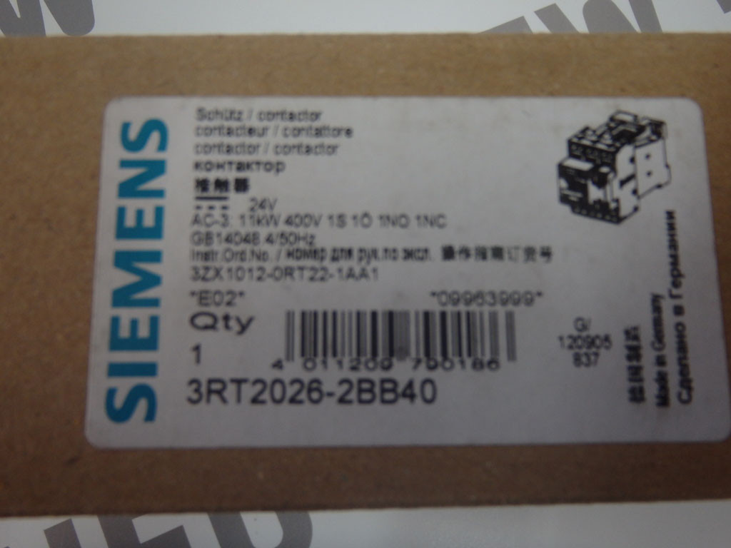 SIEMENS 3RT2026-2BB40