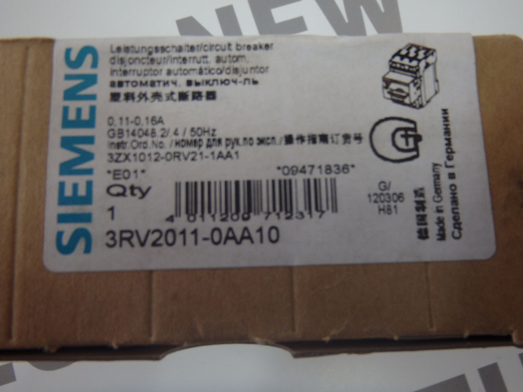 SIEMENS 3RV2011-0AA10