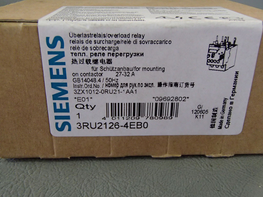 SIEMENS 3RU2126-4EB0