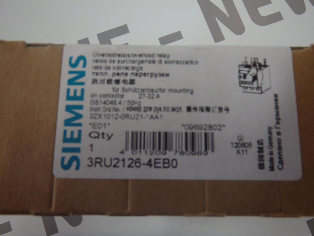 SIEMENS 3RU2126-4EB0