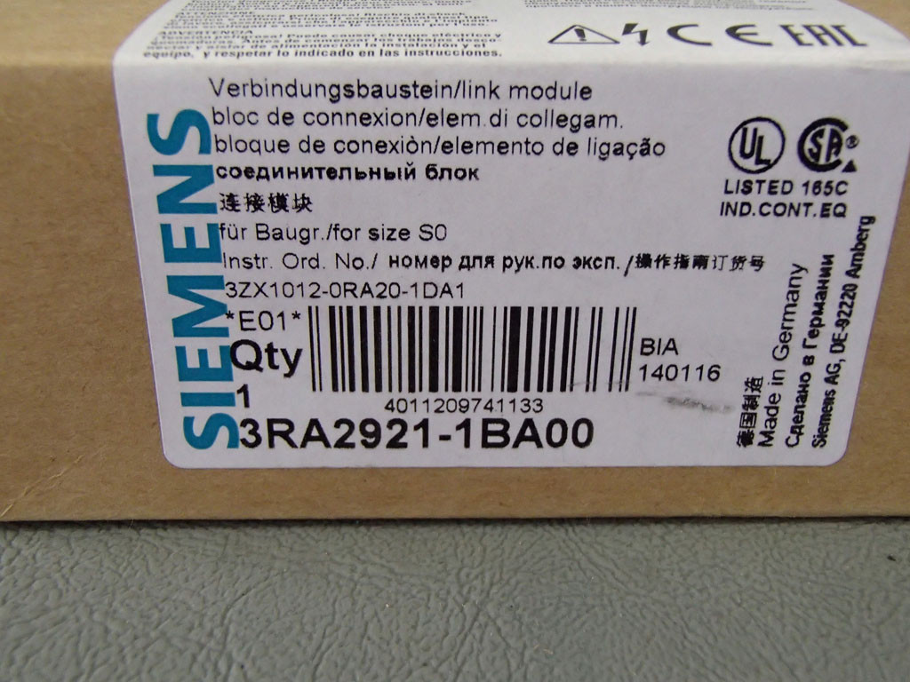 SIEMENS 3RA2921-1BA00