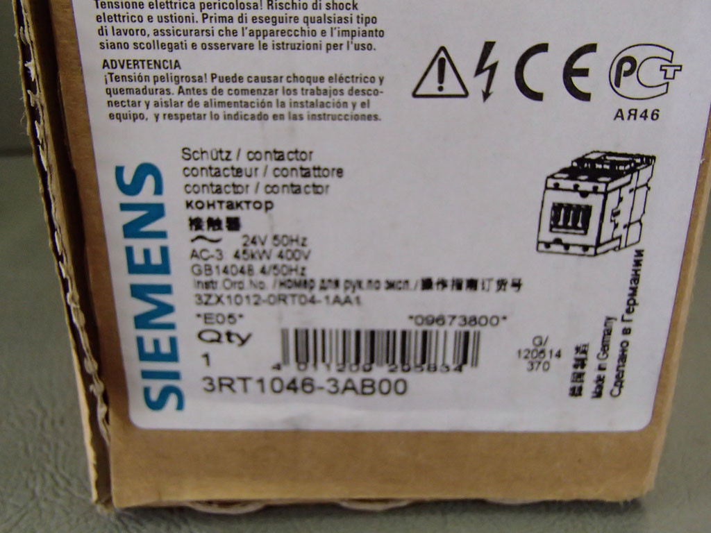 SIEMENS 3RT1046-3AB00