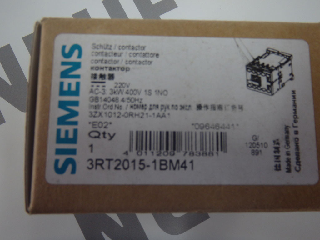 SIEMENS 3RT2015-1BM41