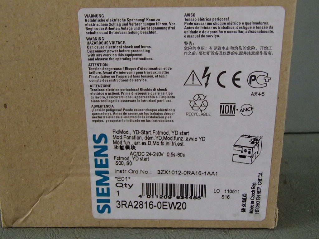 SIEMENS 3RA2816-0EW20