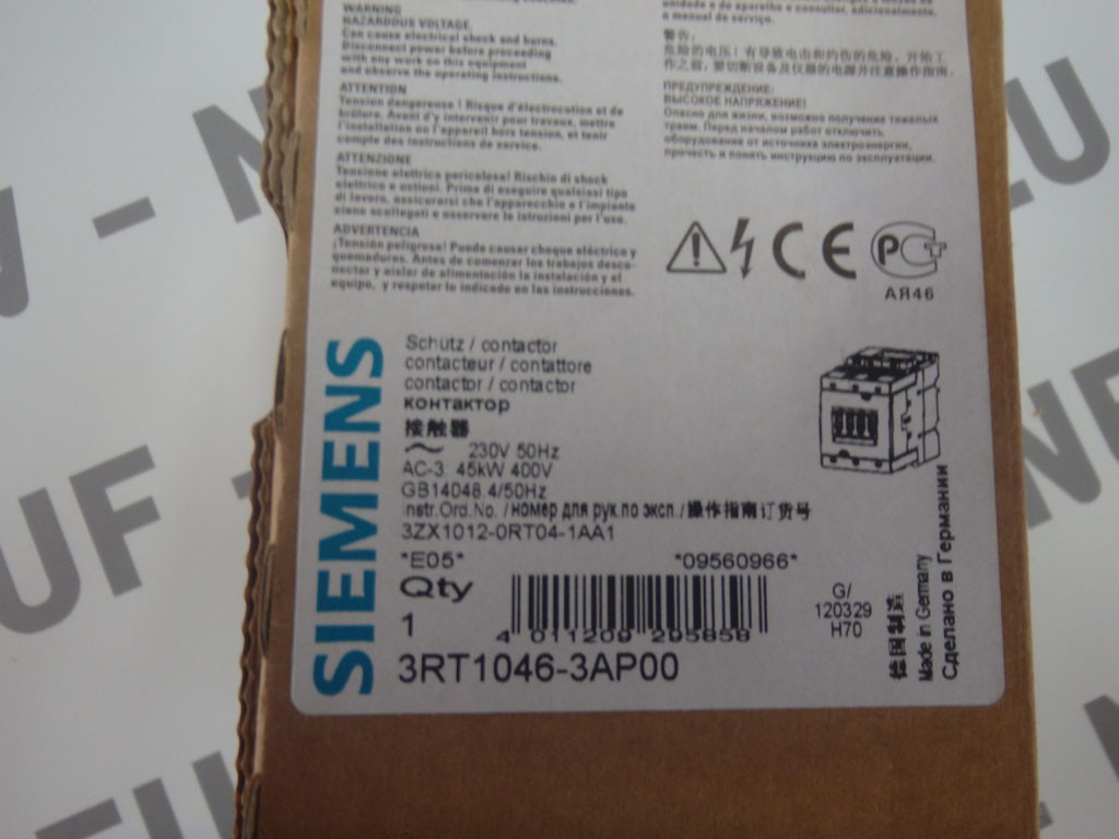 SIEMENS 3RT1046-3AP00