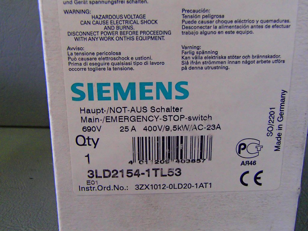SIEMENS 3LD2154-1TL53