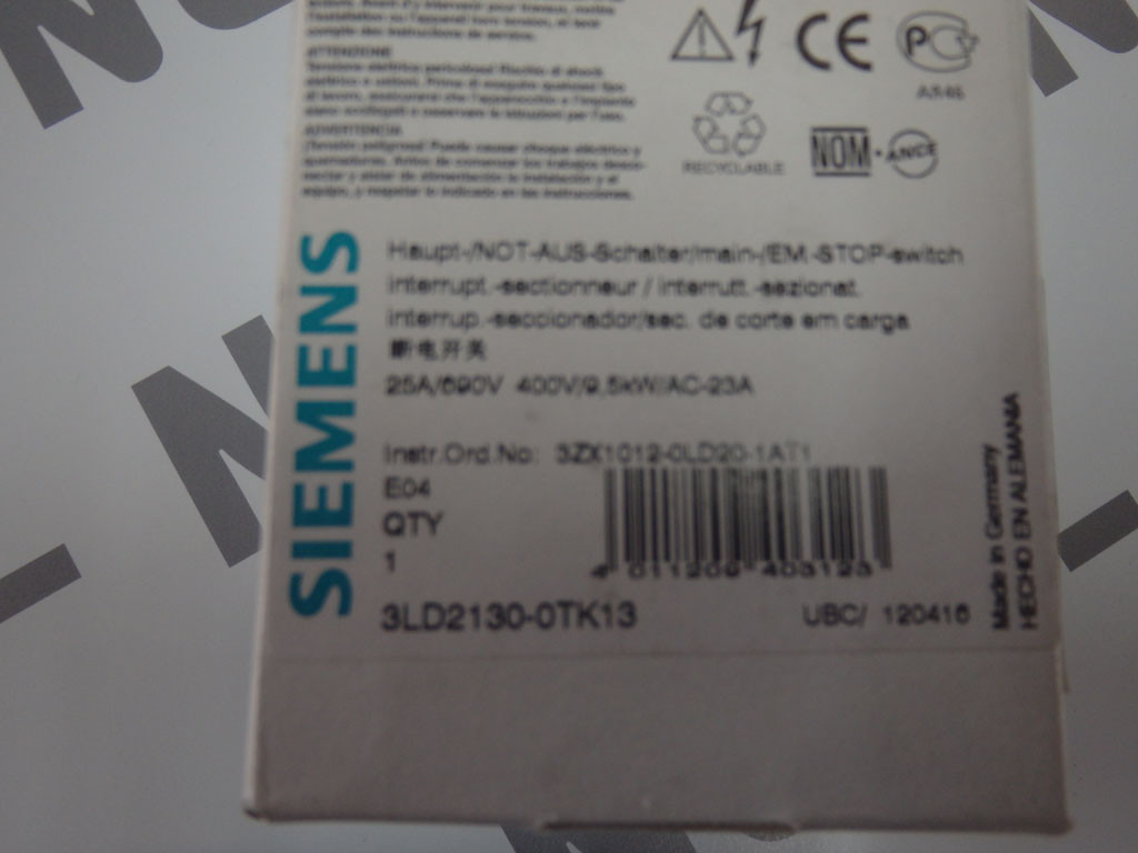 SIEMENS 3LD2130-0TK13