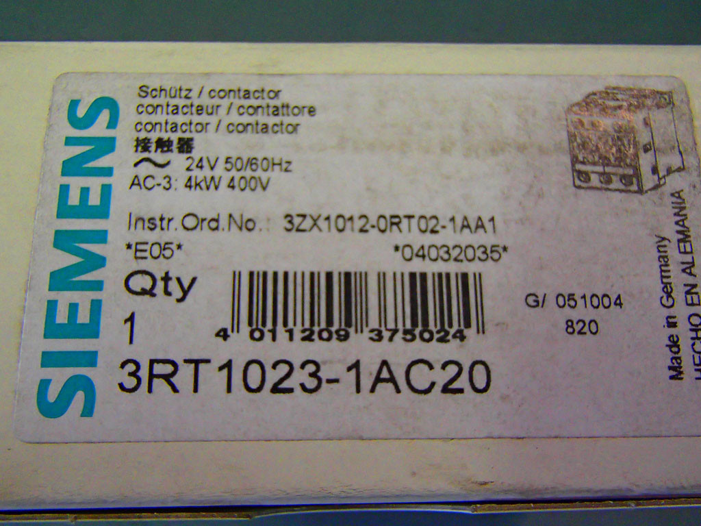 SIEMENS 3RT1023-1AC20