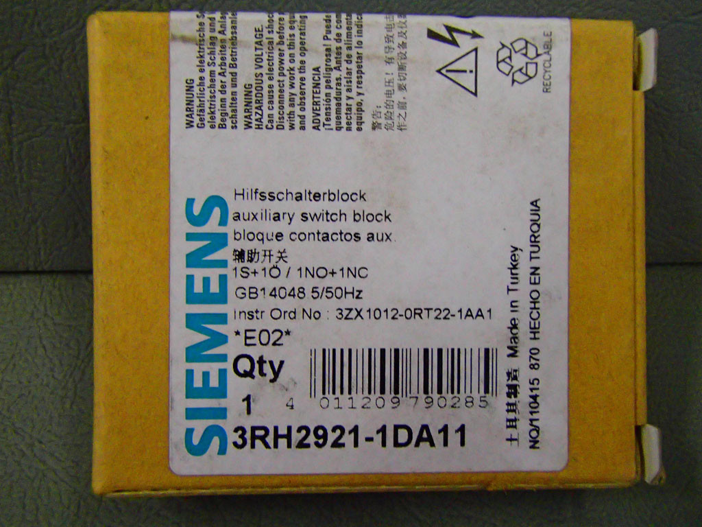 SIEMENS 3RH2921-1DA11