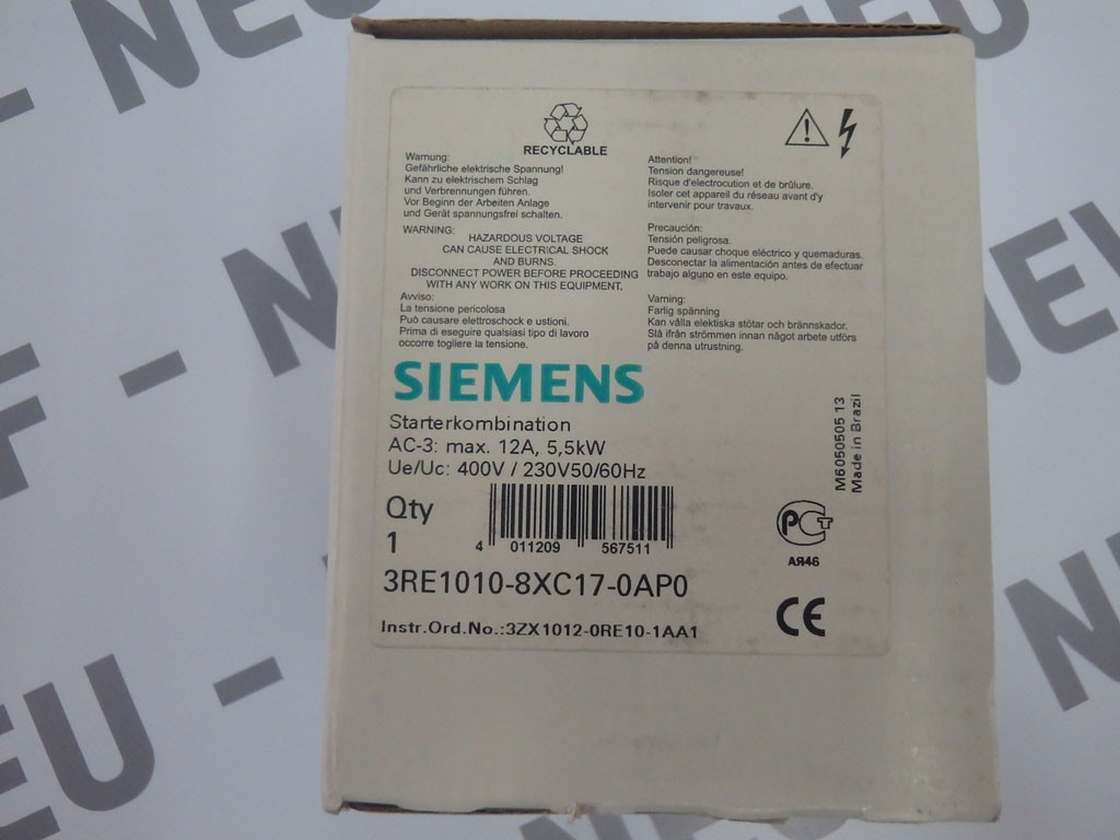 SIEMENS 3RE1010-8XC17-0AP0