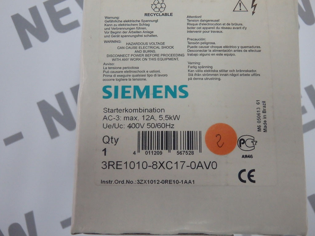SIEMENS 3RE1010-8XC17-0AV0