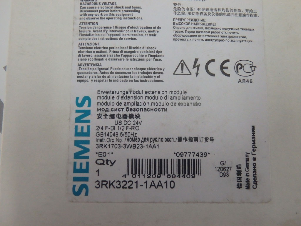 SIEMENS 3RK3221-1AA10