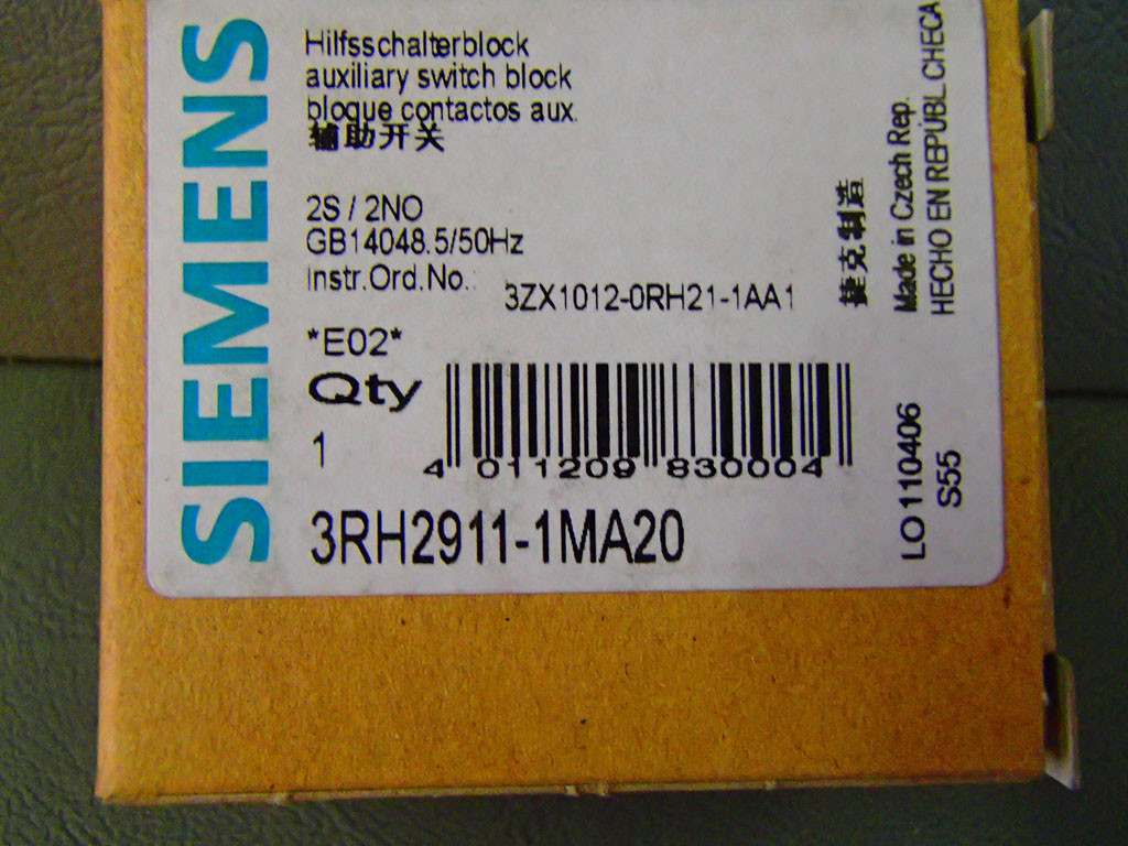 SIEMENS 3RH2911-1MA20