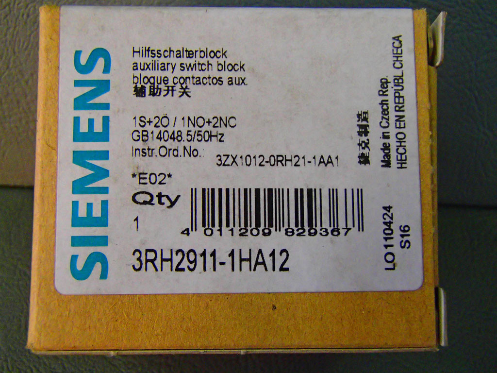 SIEMENS 3RH2911-1HA12