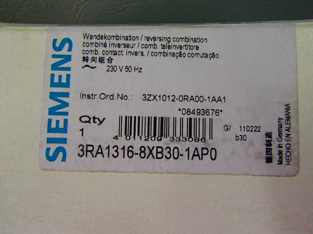 SIEMENS 3RA1316-8XB30-1AP0