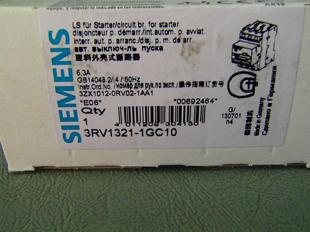 SIEMENS 3RV1321-1GC10