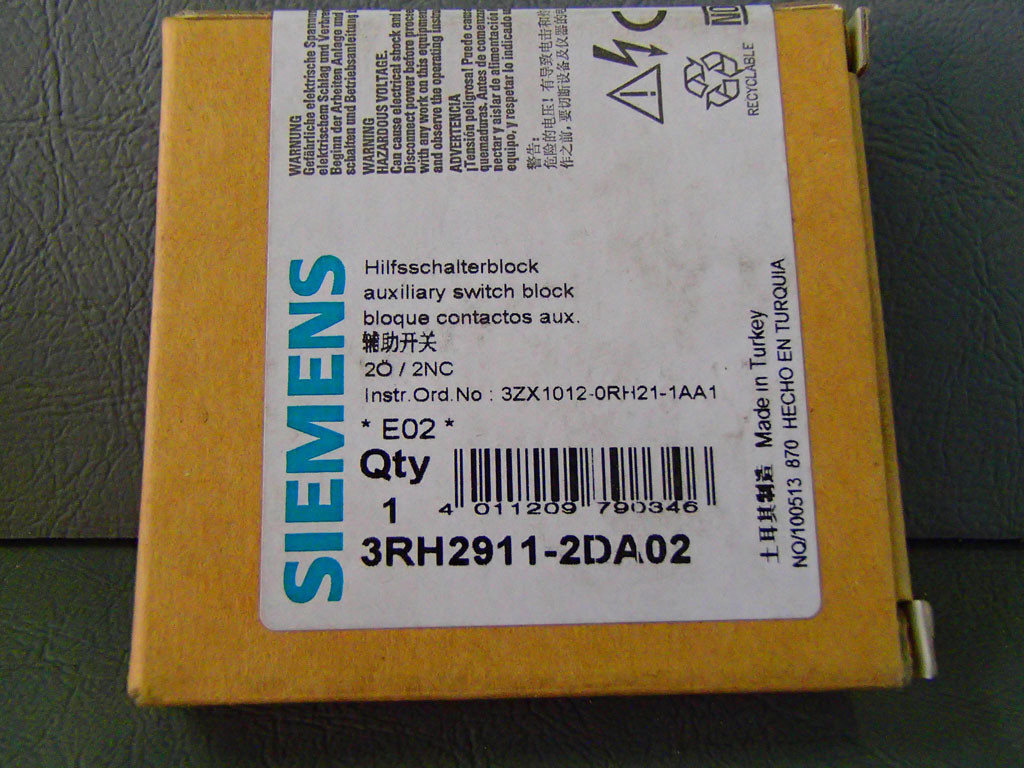SIEMENS 3RH2911-2DA02