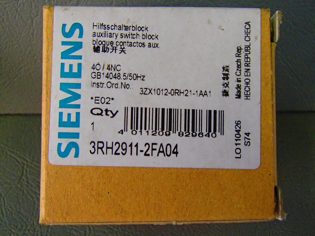 SIEMENS 3RH2911-2FA04