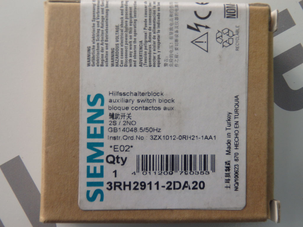 SIEMENS 3RH2911-2DA20