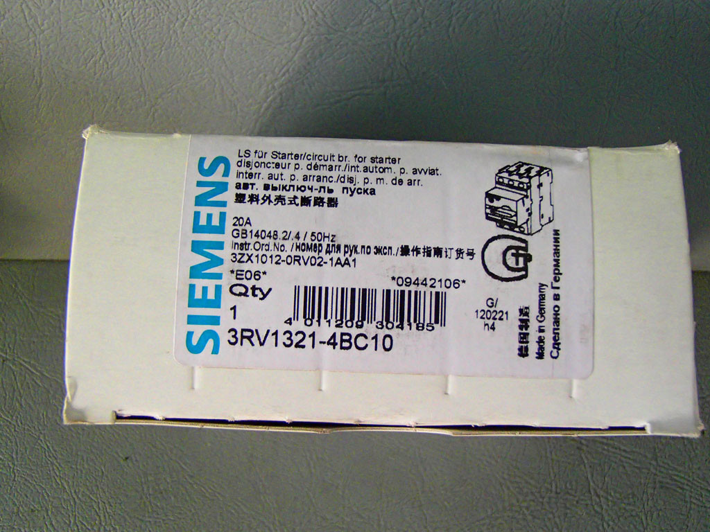 SIEMENS 3RV1321-4BC10