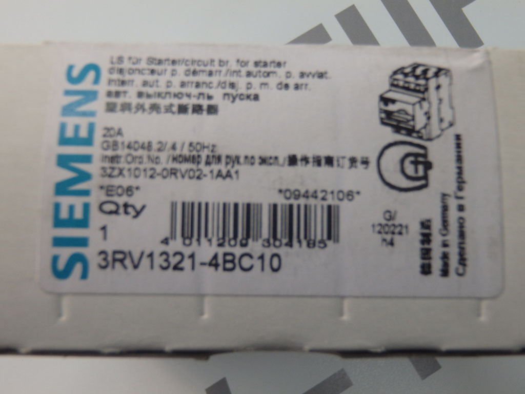 SIEMENS 3RV1321-4BC10