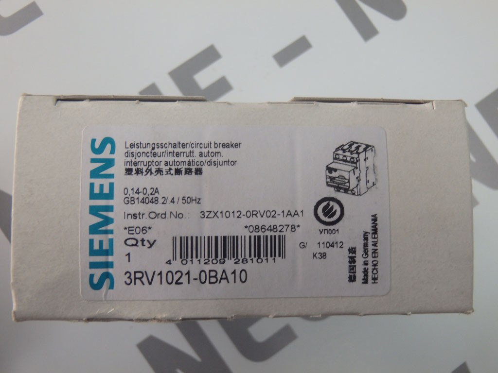 SIEMENS 3RV1021-0BA10