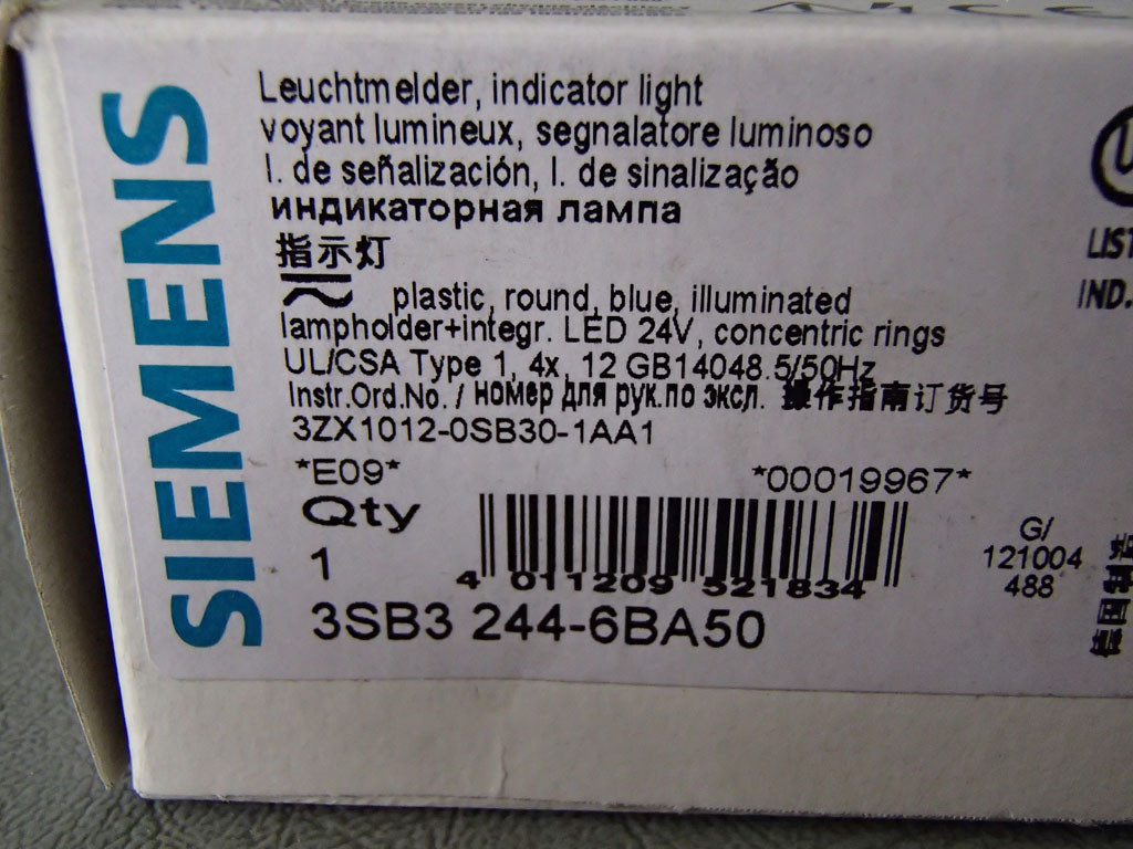 SIEMENS 3SB3244-6BA50