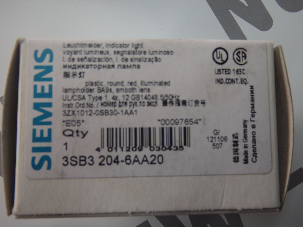 SIEMENS 3SB3204-6AA20