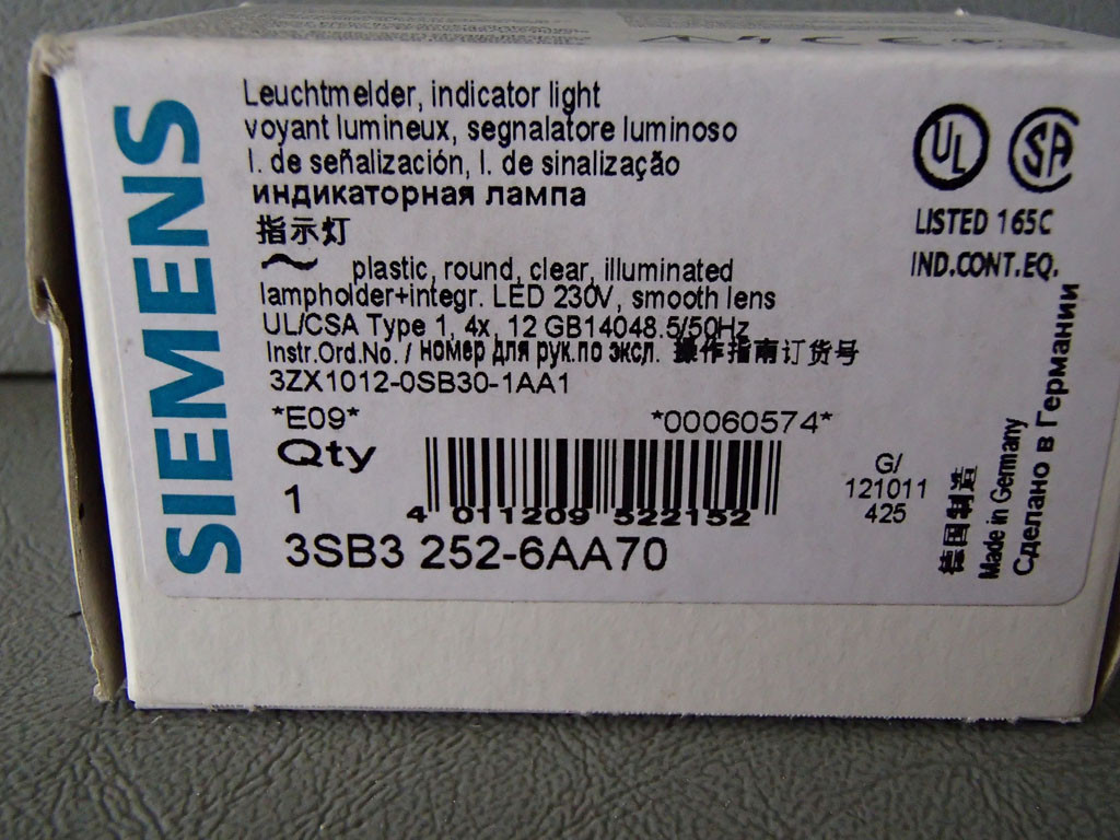 SIEMENS 3SB3252-6AA70