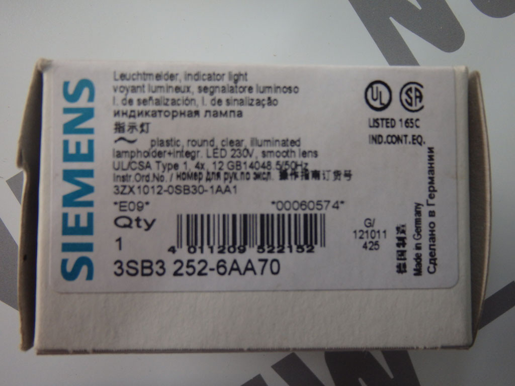 SIEMENS 3SB3252-6AA70