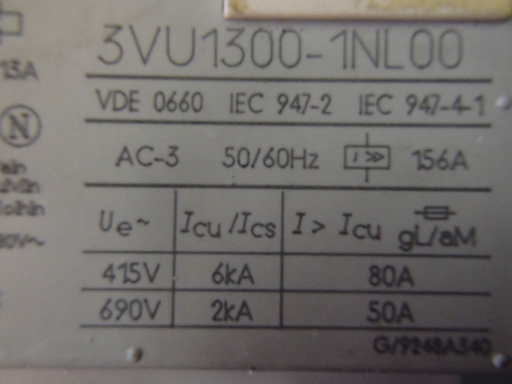 SIEMENS 3VU1300-1NL00