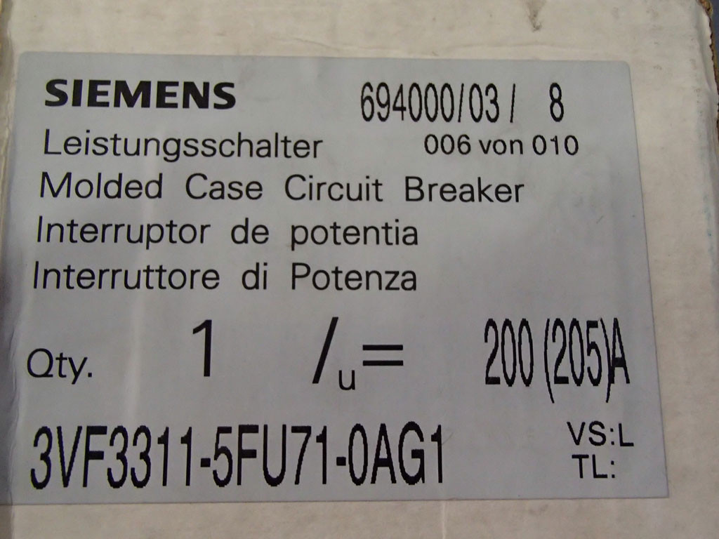 SIEMENS 3VF3311-5FU71-0AG1
