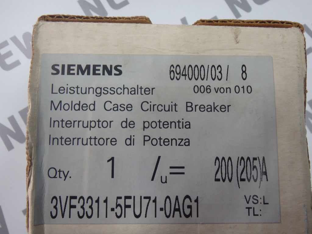 SIEMENS 3VF3311-5FU71-0AG1