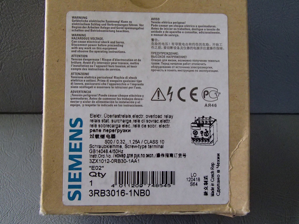 SIEMENS 3RB3016-1NB0
