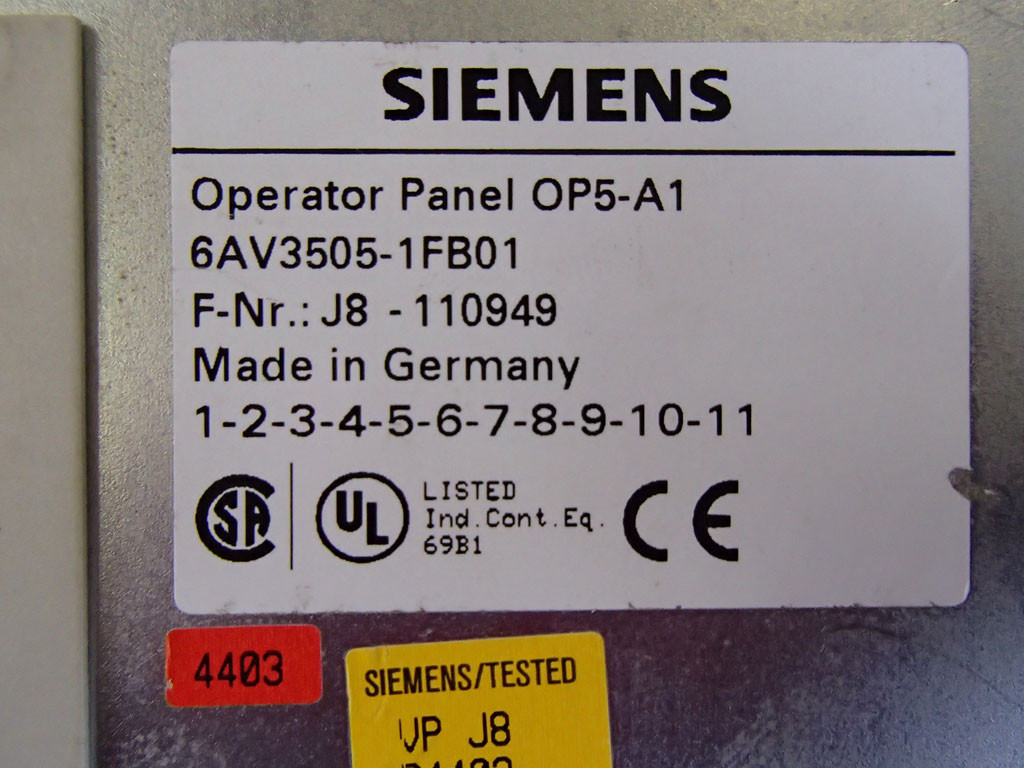 SIEMENS 6AV3505-1FB01