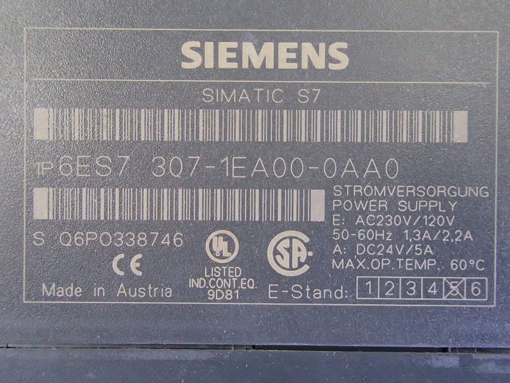 SIEMENS 6ES73071EA000AA0