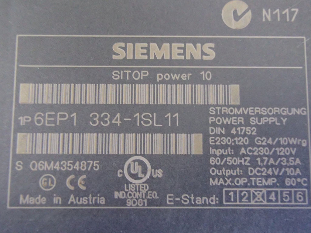 SIEMENS 6EP1334-1SL11