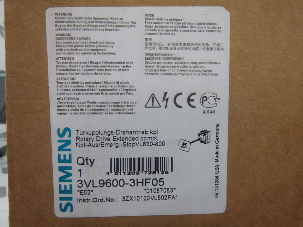 SIEMENS 3VL9600-3HF05