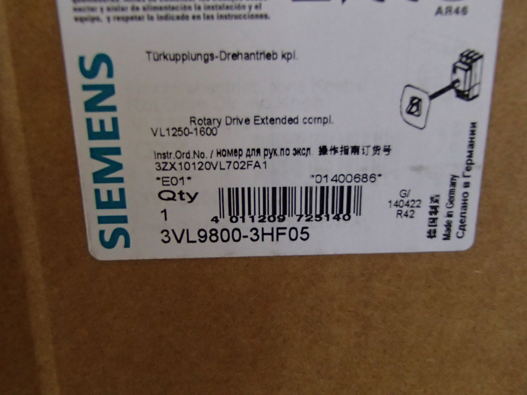 SIEMENS 3VL9800-3HF05