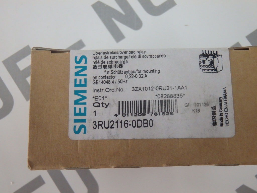 SIEMENS 3RU2116-0DB0