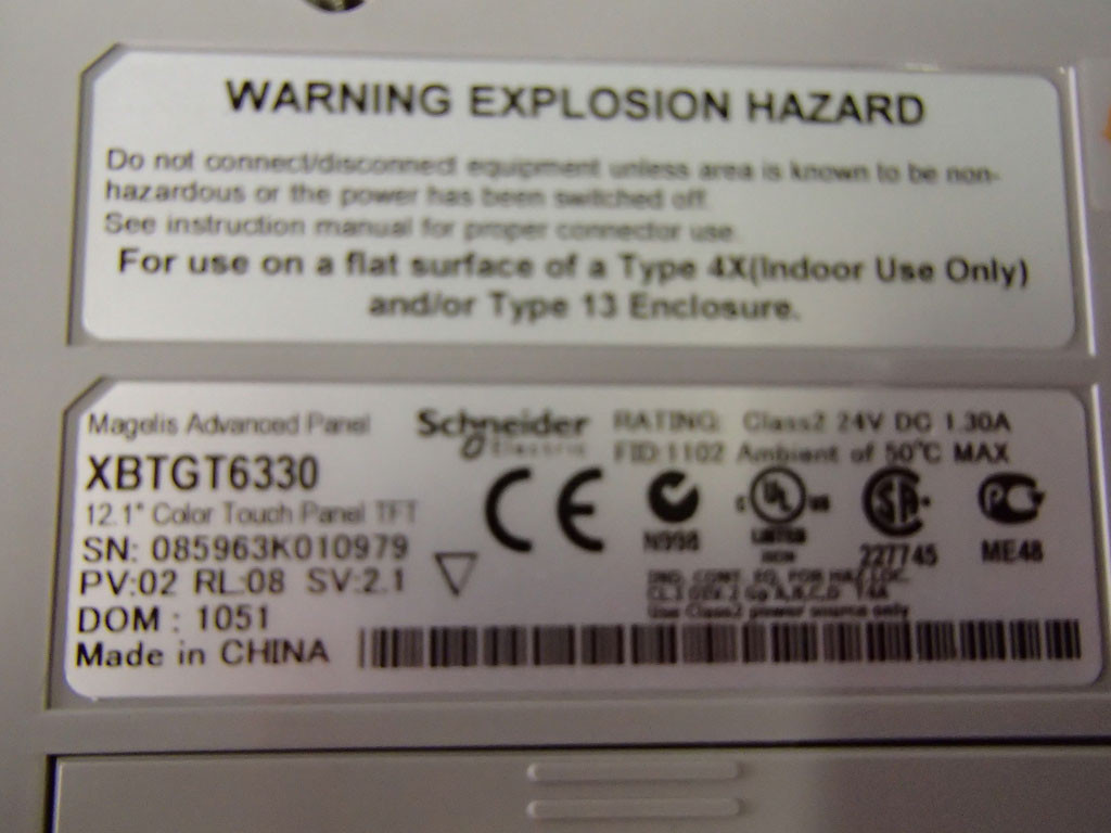 SCHNEIDER  XBT-GT6330