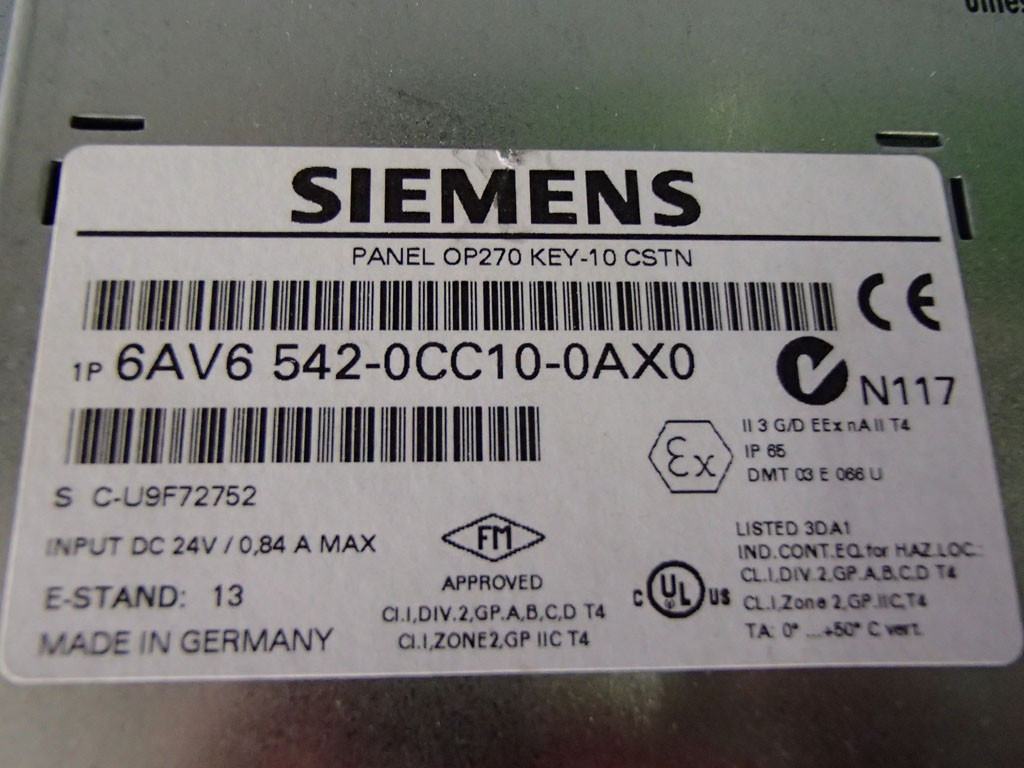 SIEMENS 6AV6542-0CC10-0AX0