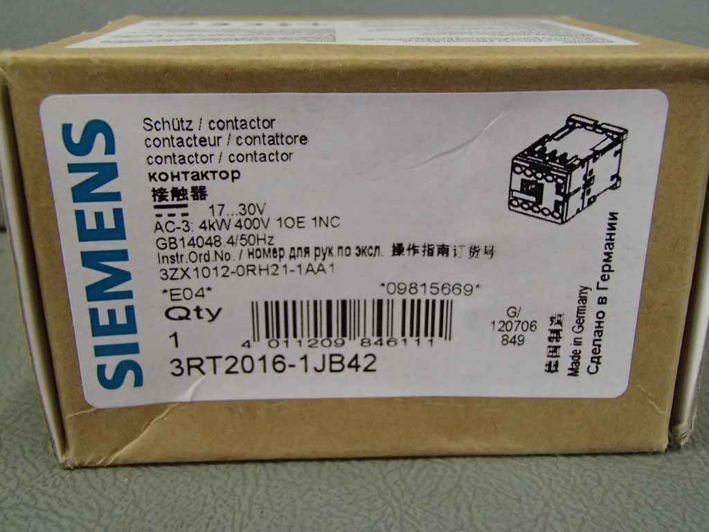 SIEMENS 3RT2016-1JB42