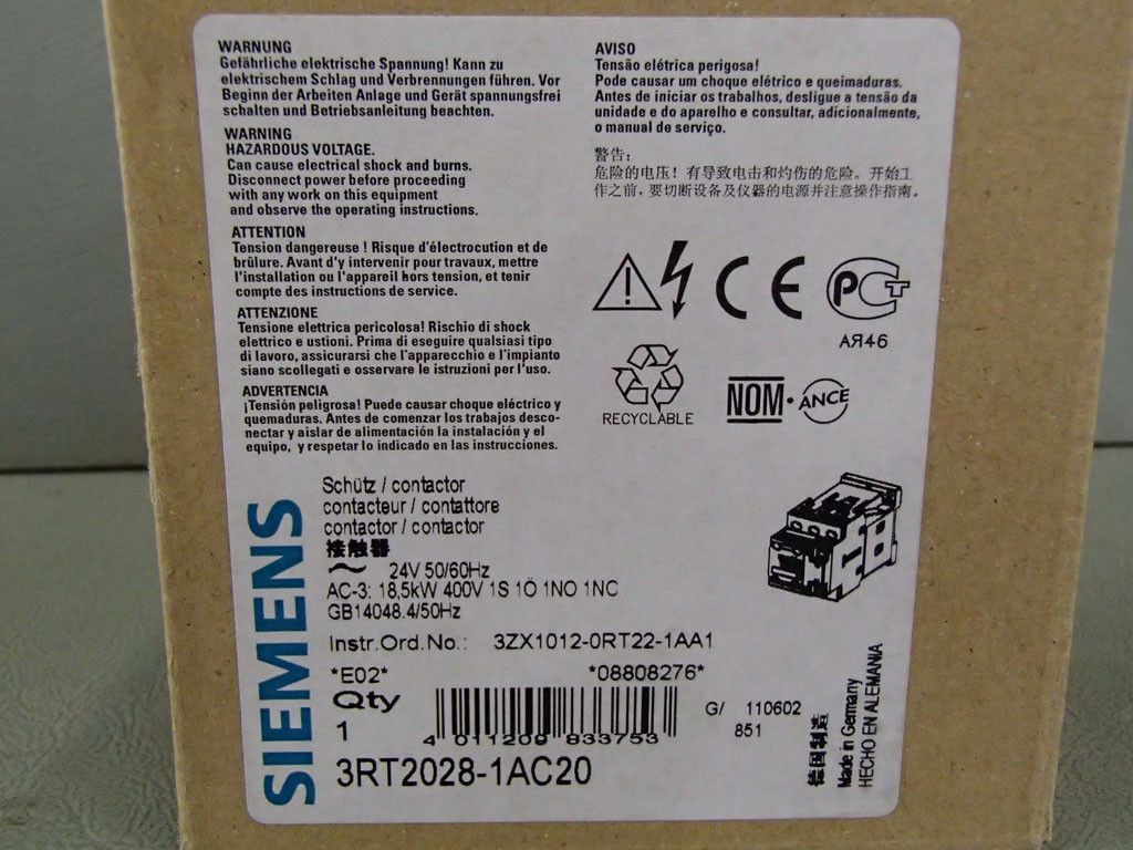 SIEMENS 3RT2028-1AC20