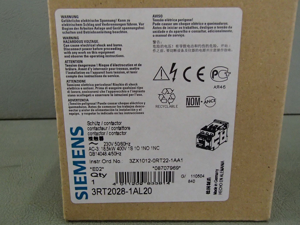 SIEMENS 3RT2028-1AL20