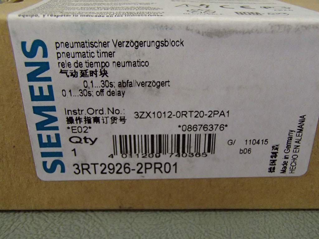 SIEMENS 3RT2926-2PR01