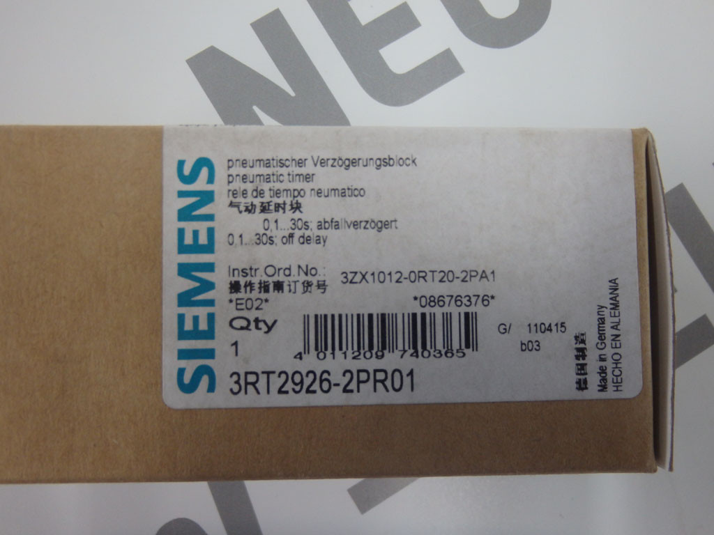 SIEMENS 3RT2926-2PR01