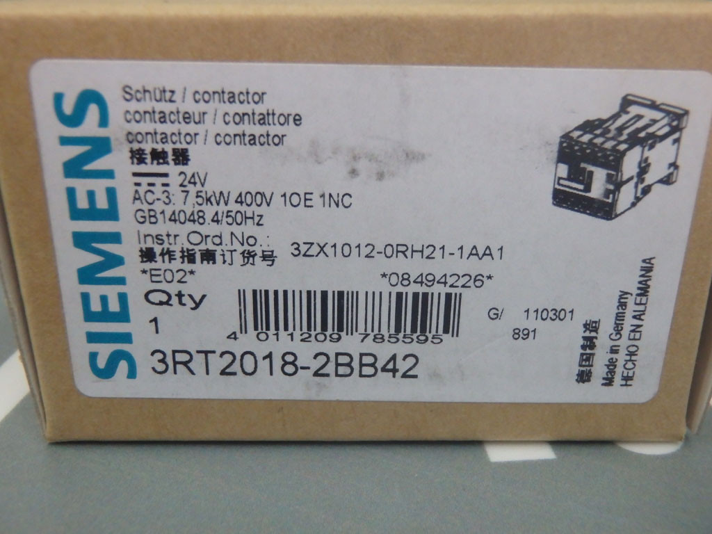 SIEMENS 3RT2018-2BB42