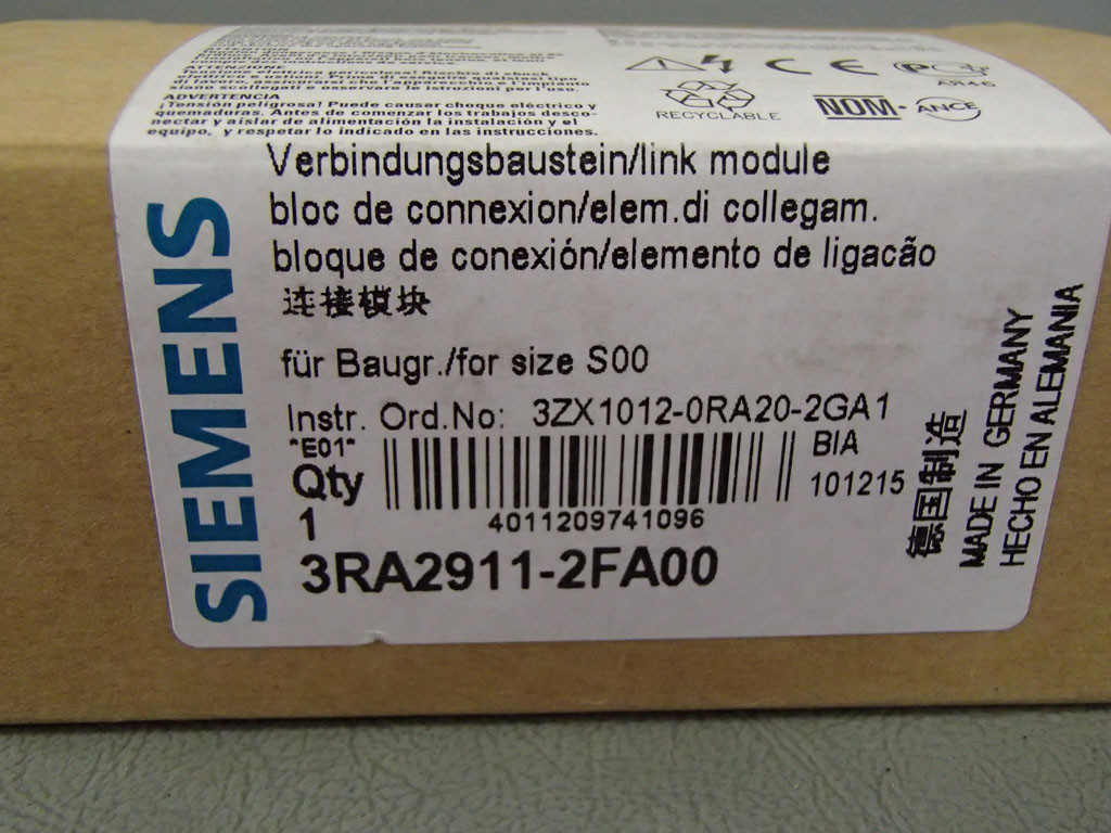 SIEMENS 3RA2911-2FA00