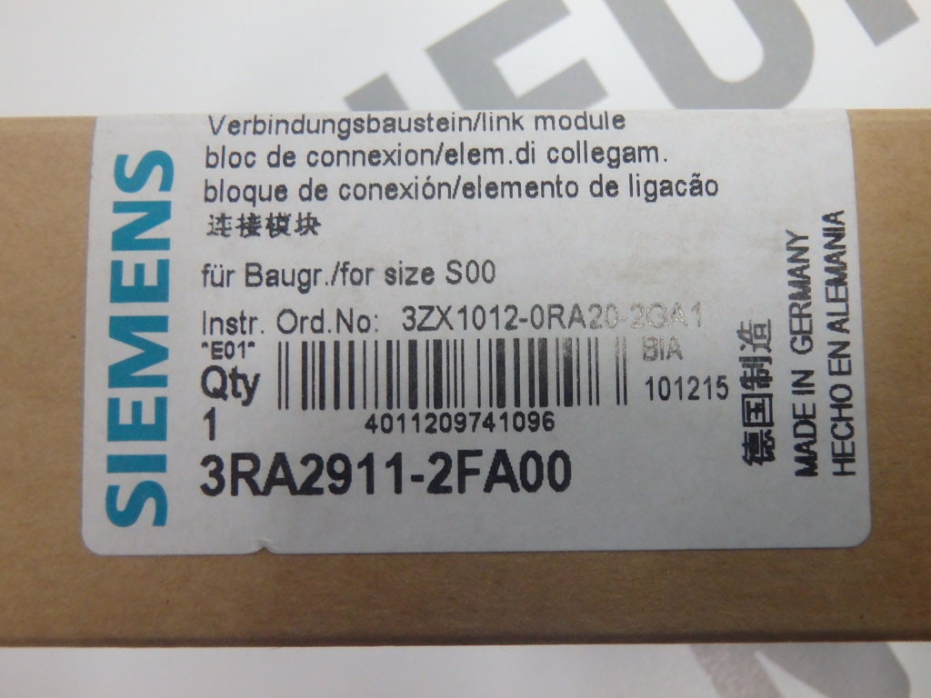 SIEMENS 3RA2911-2FA00